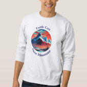 信仰の力を受け入れるスウェットシャツ スウェットシャツ (正面)