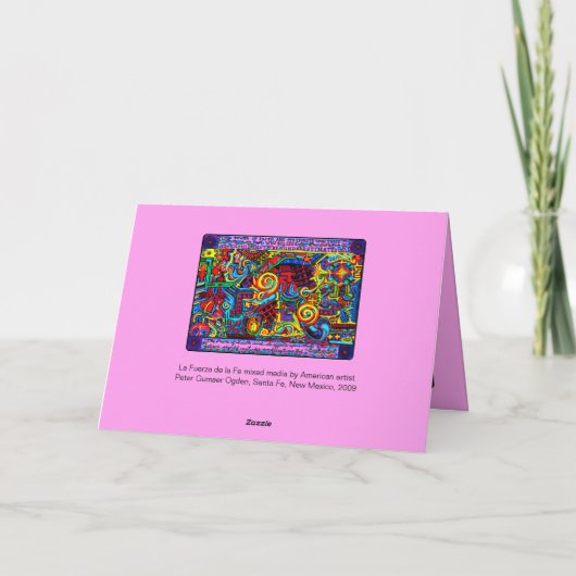 信仰の力ラ・フエルザ・デ・ラ・フェ・ハロー カード (裏面)