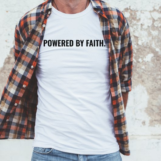 信仰の力 クリスチャンTシャツ Tシャツ