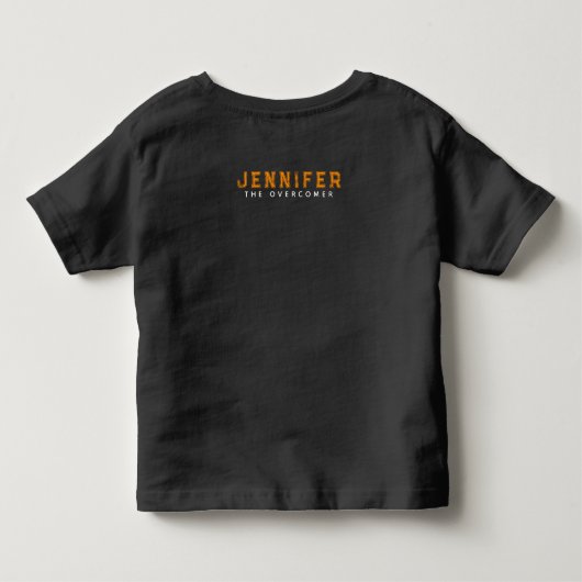 信仰の勝利 - キリスト教 福音 信仰 トドラーTシャツ (裏面)