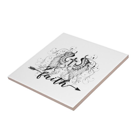 信仰の十字架 タイル (側面)