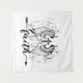 信仰の十字架 タペストリー (正面(横))