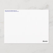 信仰の天使 ポストカード (裏面)