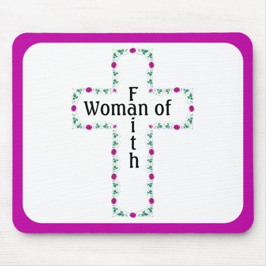 信仰の女性 マウスパッド (正面)