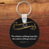 信仰の定義 キーホルダー (正面)