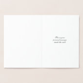 信仰の希望と愛のカスタマイズ 箔カード (内部)