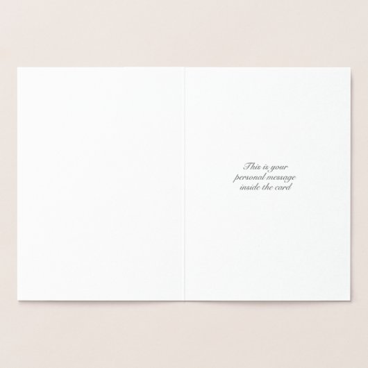 信仰の希望と愛のカスタマイズ 箔カード (内部)