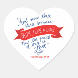 信仰の希望と愛2 ハートシール