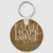 信仰の希望と愛 キーホルダー (正面)