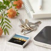 信仰の希望イエスキリストを愛する運命の運命 キーホルダー (側面)