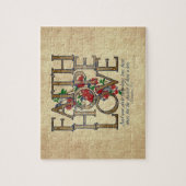 信仰の希望キリスト教の聖書聖句を愛する ジグソーパズル (縦)