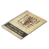 信仰の希望キリスト教の聖書聖句を愛する ノートブック (左側)