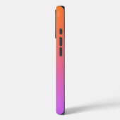 信仰の希望ラブグラディエントカラーオレンジパープル Case-Mate iPhoneケース (裏面 / 左)