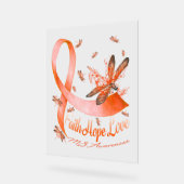 信仰の希望MS認識度ドラゴンフライ アクリルサイン (傾斜)