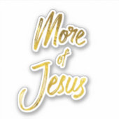 信仰の引用文:金ゴールドイエスのより多くの シール (正面)