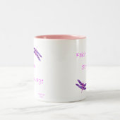 信仰の強さ勇気マグカップ ツートーンマグカップ (中央)