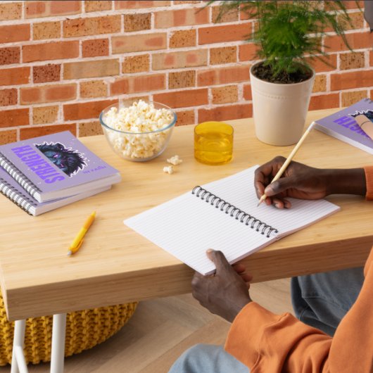 信仰の強さ獅子&クロスエンブレム ノートブック