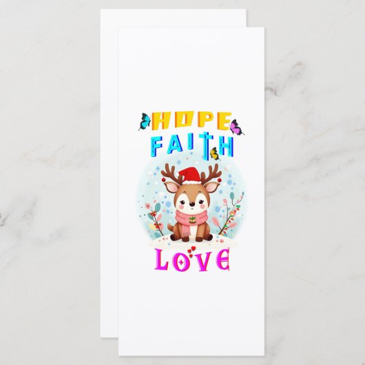 信仰の愛を願う (正面/裏面)