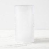 信仰の愛を願う フロストグラスビールジョッキ (中央)
