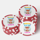 信仰の愛を願う ポーカーチップ (積み重ね)