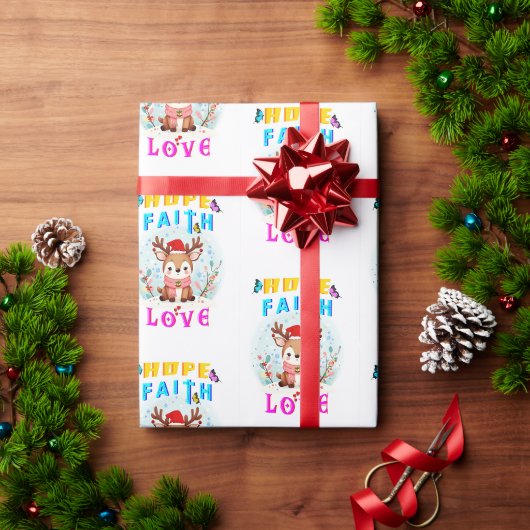 信仰の愛を願う ラッピングペーパー (クリスマスギフト)