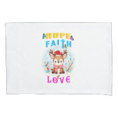 信仰の愛を願う 枕カバー (正面左)