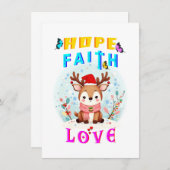 信仰の愛を願う 案内状 (正面/裏面)