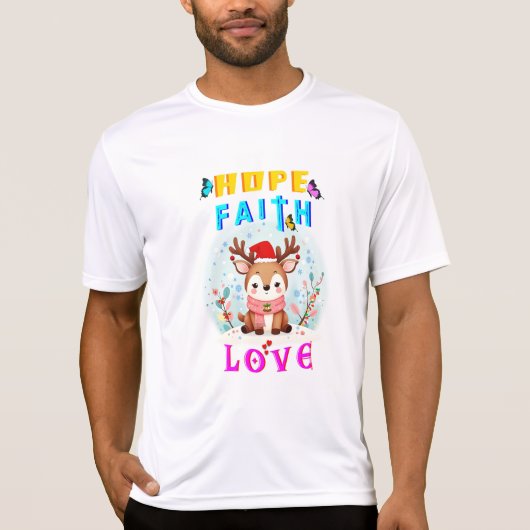 信仰の愛を願う Tシャツ (正面)