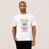 信仰の愛を願う Tシャツ (正面フル)