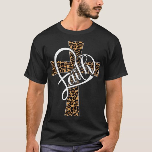 信仰の愛Teesキリスト教ヒョウChe Tシャツ (正面)