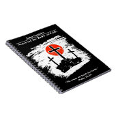 信仰の戦い – カスタム丘の上でノートが交差 ノートブック (右側)