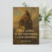 信仰の戦士と強さのフラットカード (スタンド正面)