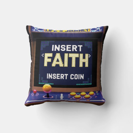 信仰の挿入 クッション (裏面)