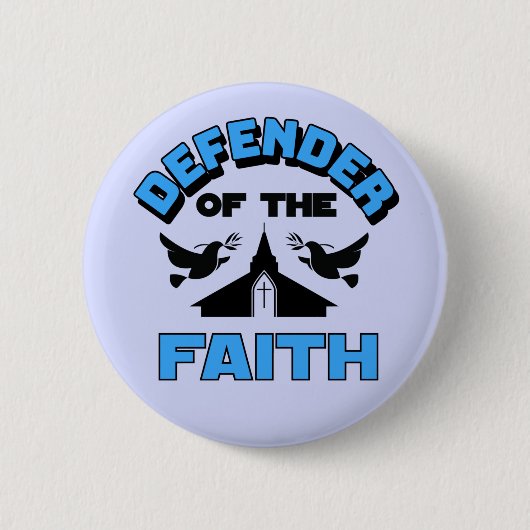 信仰の擁護者 缶バッジ (正面)