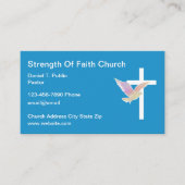 信仰の教会の名刺オンライン 名刺 (正面)