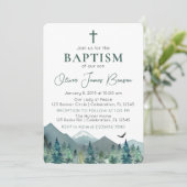 信仰の旅：緑の山の男の子バプテスマ 招待状 (スタンド正面)