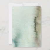 信仰の旅：緑の山の男の子バプテスマ 招待状 (裏面)