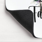 信仰の森十字(花付)、キリスト教の信仰 マウスパッド (コーナー)