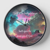 信仰の橋 壁時計 (正面)