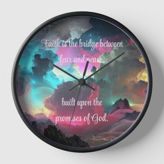 信仰の橋 壁時計 (正面)