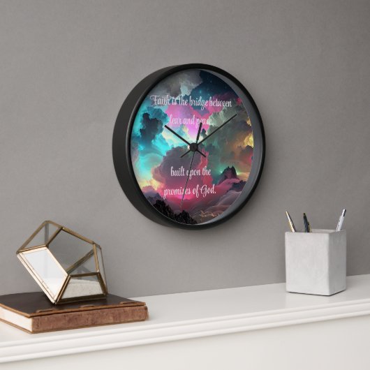 信仰の橋 壁時計 (オフィス)