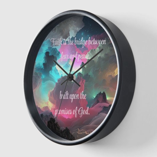 信仰の橋 壁時計 (傾斜)