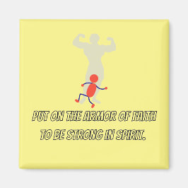 信仰の武具を着て精神が強い マグネット