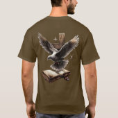 信仰の水の流れ – Dove, Bible & Cross Christian T-Shir Tシャツ (裏面)