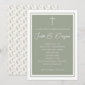 信仰の洗礼招待状 招待状 (正面/裏面)