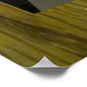 信仰の猫祈を持てる ポスター (角)