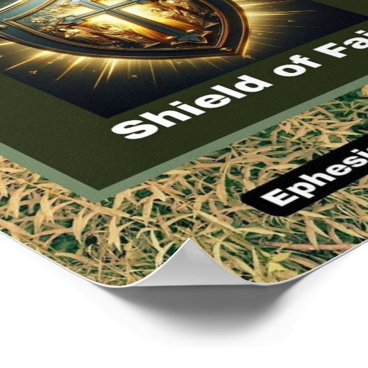 信仰の盾を取る – 8 x 10ポスター ポスター (角)