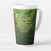 信仰の盾 カフェラテマグ (右アングル)