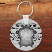 信仰の盾(神の武具)クリスチャンのキーチェーン キーホルダー (正面)