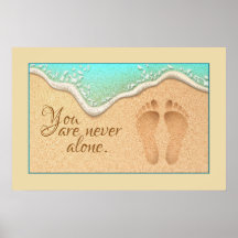 信仰の砂地の足跡のセット